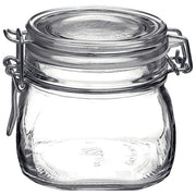 Bormioli Rocco, Vaso Vetro Fido con Tappo Ermetico, 0.5 Litri