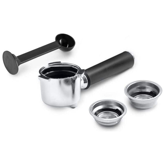 DeLonghi Dedica Style EC685.BK, Macchina Espresso Manuale, Nero-Cromo, 1.1L
