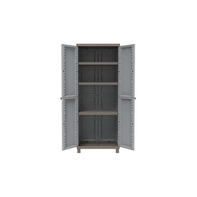Terry Store-Age, Armadietto C-Rattan 2680, 2 Ante, 3 Ripiani, Effetto Rattan