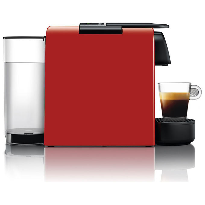 DeLonghi Essenza Mini EN 85.R, Macchina Caffe' Automatica, 0.6 L, Rosso-Nero