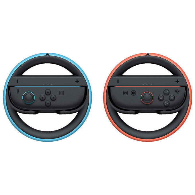 Nintendo Coppia Volanti Joy-Con 2 Simulatore di Guida Nero Blu Rosso