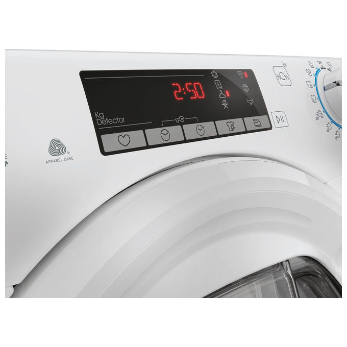 Candy CRO4 H7A2TE-S Smart Pro Asciugatrice Slim Pompa di Calore 7 Kg Classe E Wi-Fi Bluetooth 14 Programmi (85x60x48 cm) colore Bianco