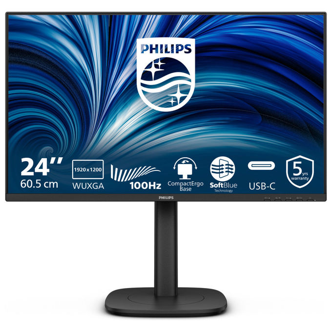 Philips Monitor 24B2N3200D 24 Pollici WUXGA IPS Altoparlanti