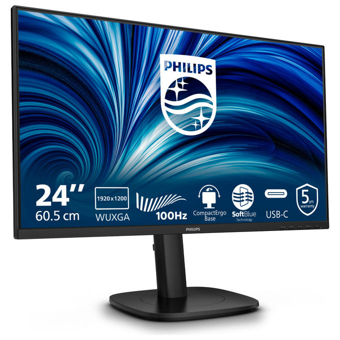 Philips Monitor 24B2N3200D 24 Pollici WUXGA IPS Altoparlanti