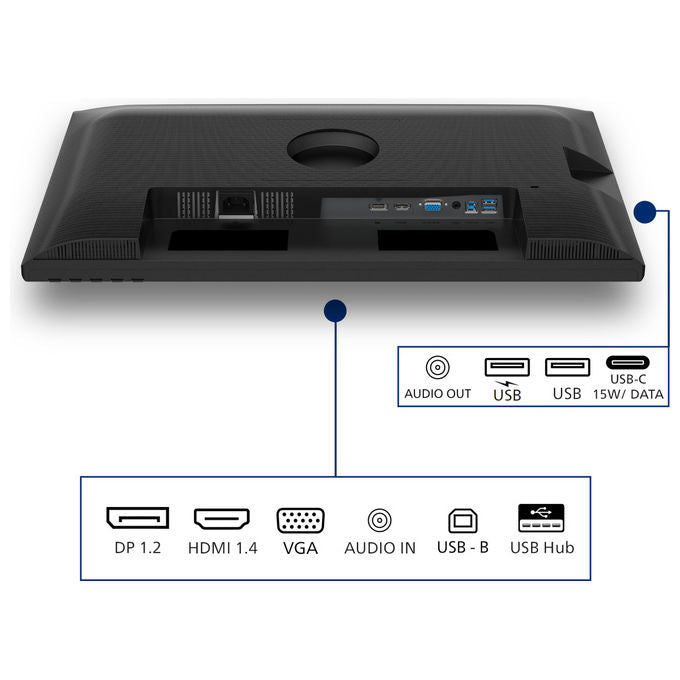 Philips Monitor 24B2N3200D 24 Pollici WUXGA IPS Altoparlanti