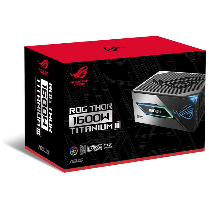 ASUS Rog Thor 1600T3 Gaming Alimentatore PC 1600W Grigio
