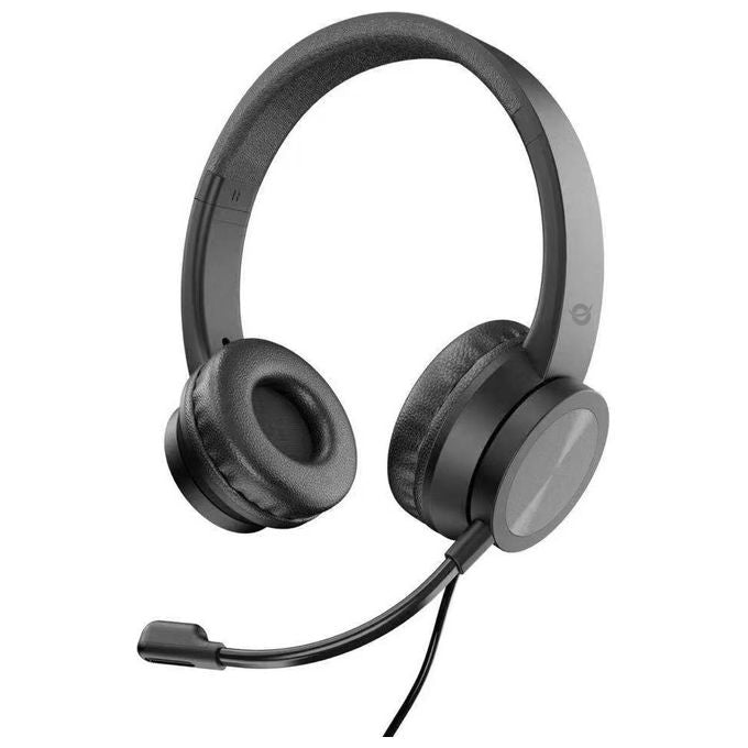 Conceptronic Cuffie USB-C Cablate Padiglione Nero