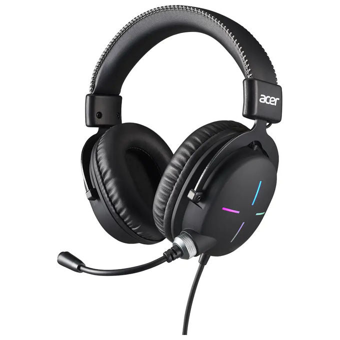 Acer NHW200 Nitro Headset II Cuffie Gaming Cablate Over-ear Driver 50 mm Microfono con Cancellazione Rumore colore Nero