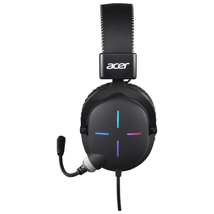 Acer NHW200 Nitro Headset II Cuffie Gaming Cablate Over-ear Driver 50 mm Microfono con Cancellazione Rumore colore Nero