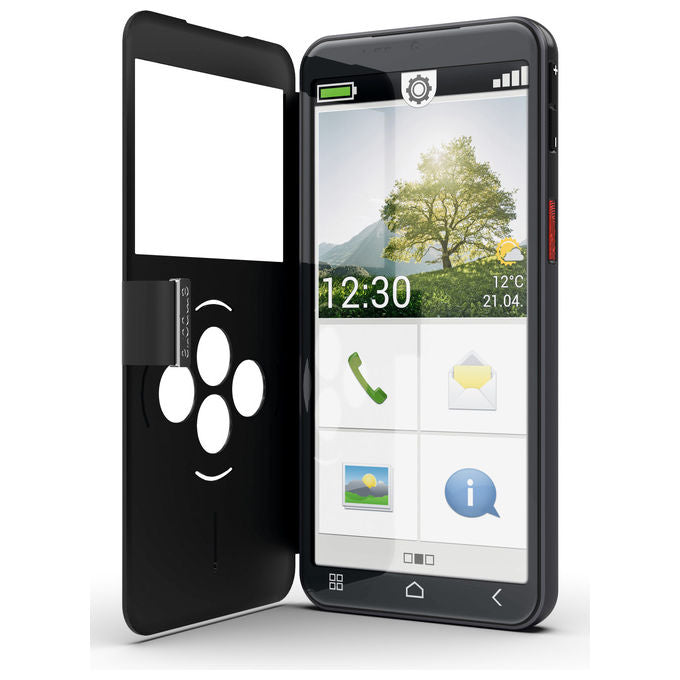 Emporia E7LT.V1.BK.01 emporiaSMART.7lite Smartphone Android 15 6 GB RAM 128 GB 4G NFC IP54 colore Nero