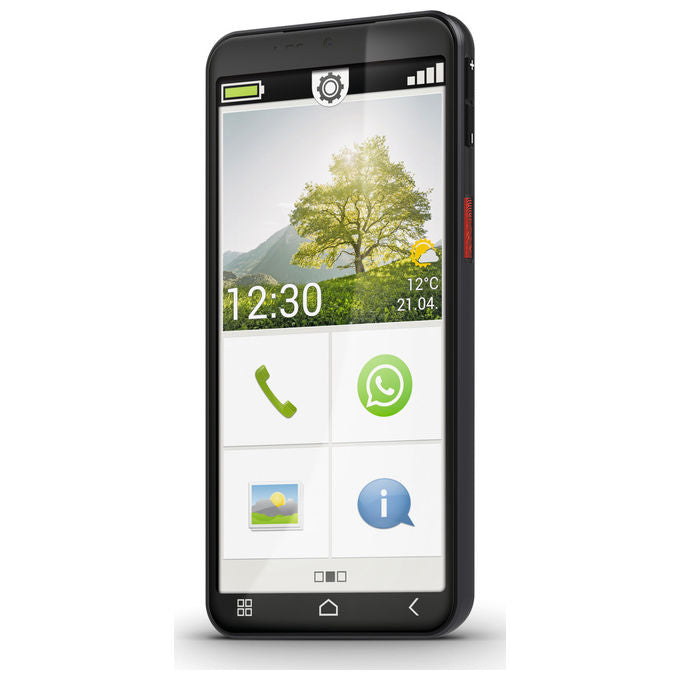Emporia E7LT.V1.BK.01 emporiaSMART.7lite Smartphone Android 15 6 GB RAM 128 GB 4G NFC IP54 colore Nero