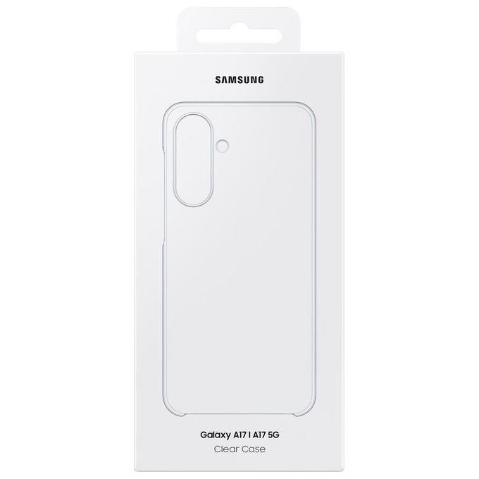 Samsung GP-FPA176AEDTY Cover per Samsung Galaxy A17 6.7'' Custodia Trasparente Angoli Rinforzati colore Trasparente