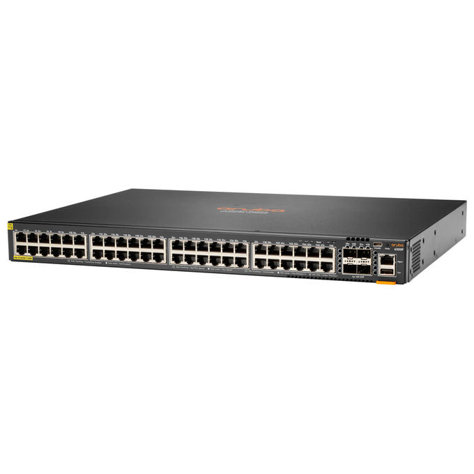 HPE Aruba Networking CX 6200F, Switch 48G, PoE 370W, 4SFP+