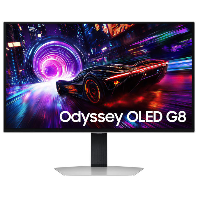 Samsung Monitor Gaming Odyssey OLED G8 G81SF 27'' UHD Argento