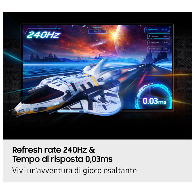 Samsung Monitor Gaming Odyssey OLED G8 G81SF 27'' UHD Argento