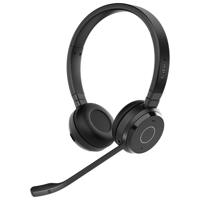 Jabra, Cuffie Evolve 65 TE, Wireless, Bluetooth, USB-A, Nero
