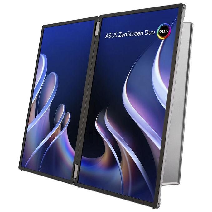 ASUS Monitor ZenScreen Duo OLED MQ149CD 14'' WUXGA Portatile Argento
