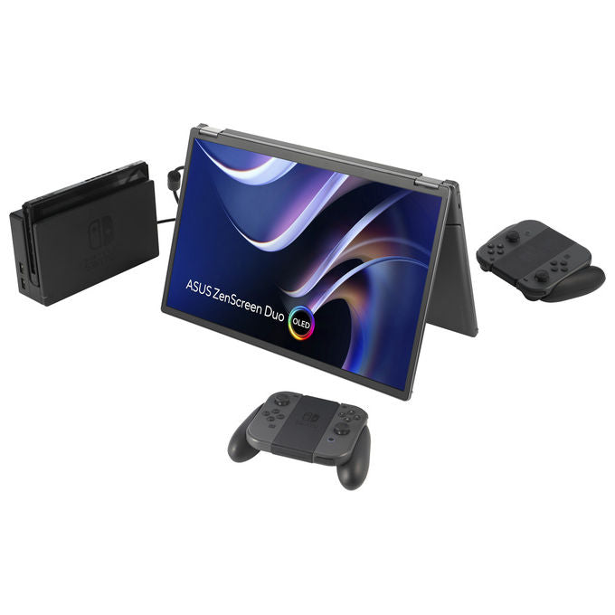 ASUS Monitor ZenScreen Duo OLED MQ149CD 14'' WUXGA Portatile Argento