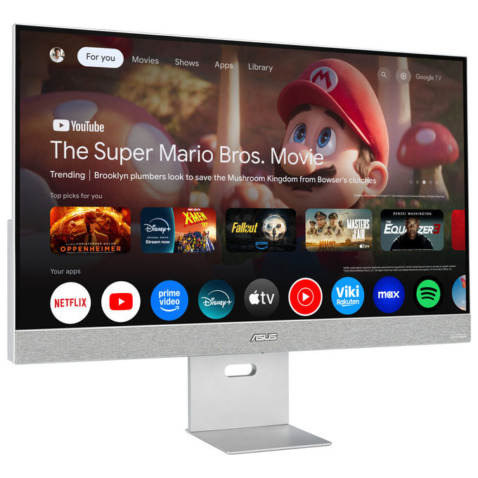 ASUS ZenScreen MS32UC Monitor PC 31.5'' 4K Ultra HD Grigio e Bianco
