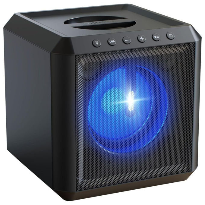 Philips, Party Speaker, 100W, Bluetooth, USB, con Luci LED, Nero