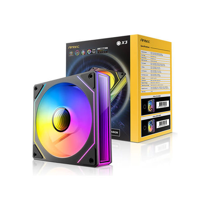 Antec Ventola 12 cm Sistema di Raffreddamento Nero