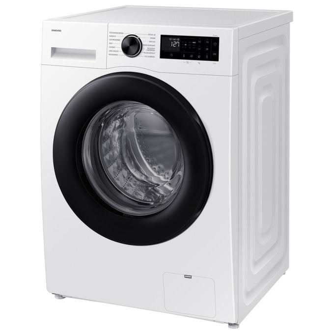 Samsung WW10FG5U34AEET Crystal Clean Lavatrice Carica Frontale 10 Kg 1400 rpm Classe A Wi-Fi Vapore EcoBubble (85x60x57.5 cm) colore Bianco