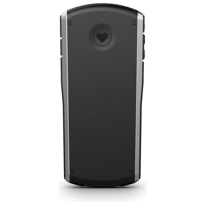 Emporia V27.V3.BK.01 Simplicity Telefono Cellulare 2G Dual SIM Tasti Grandi Radio FM IP54 colore Nero Argento