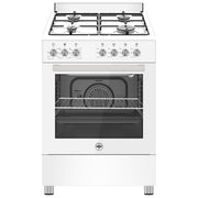 Bertazzoni La Germania SE664EB-24 Cucina Libera Installazione Gas 4 Fuochi Forno Elettrico Multifunzione 60 L (93x60x61 cm) colore Bianco