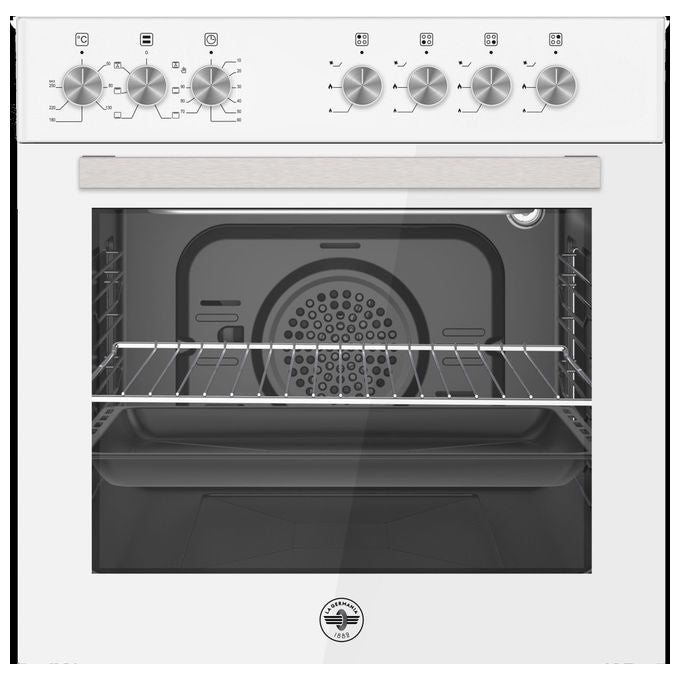 Bertazzoni La Germania SE664EB-24 Cucina Libera Installazione Gas 4 Fuochi Forno Elettrico Multifunzione 60 L (93x60x61 cm) colore Bianco