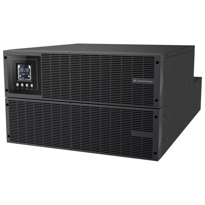 Conceptronic, Gruppo di Continuita' UPS, 6000VA, 6000W, Doppia Conversione Online, Zeus51E6K