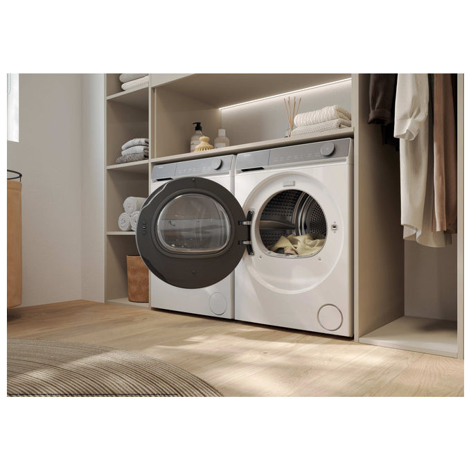 Haier HD100-C367U1 X Series 7 Asciugatrice Pompa di Calore 10 Kg Classe C Wi-Fi Ion AirFresh (85x59,5x68,5 cm) colore Bianco
