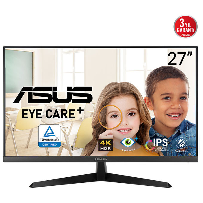 ASUS VY27UQ Monitor PC 27'' 4K Ultra HD LCD Nero