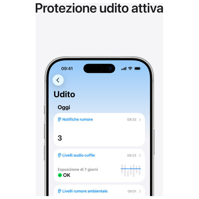 Apple MFHP4ZM-A AirPods Pro 3a Generazione Auricolari True Wireless Bluetooth 5.3 ANC Audio Spaziale IP57 autonomia 8h colore Bianco