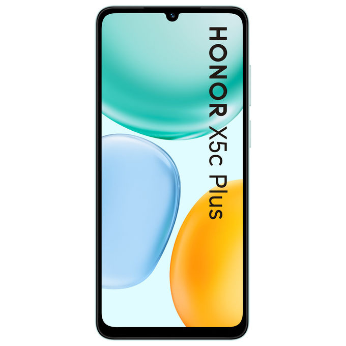 Honor X5C PLUS Smartphone 6.74'' 90 Hz 4 GB 128 GB 50 MP 5260 mAh IP54 colore Ocean Cyan