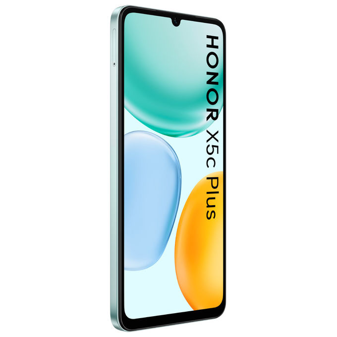 Honor X5C PLUS Smartphone 6.74'' 90 Hz 4 GB 128 GB 50 MP 5260 mAh IP54 colore Ocean Cyan