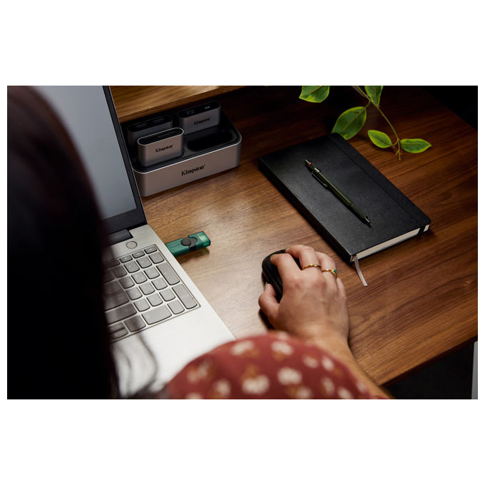 Kingston DTDEG2-256GB DataTraveler DuoG2 Chiavetta USB 256 GB USB Type-A USB Type-C 3.2 Gen 1 colore Nero Verde