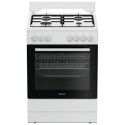 Indesit I6G3PMW Cucina a Gas 4 Fuochi Forno Elettrico 73 L Grill Classe A (60x60 cm) colore Bianco