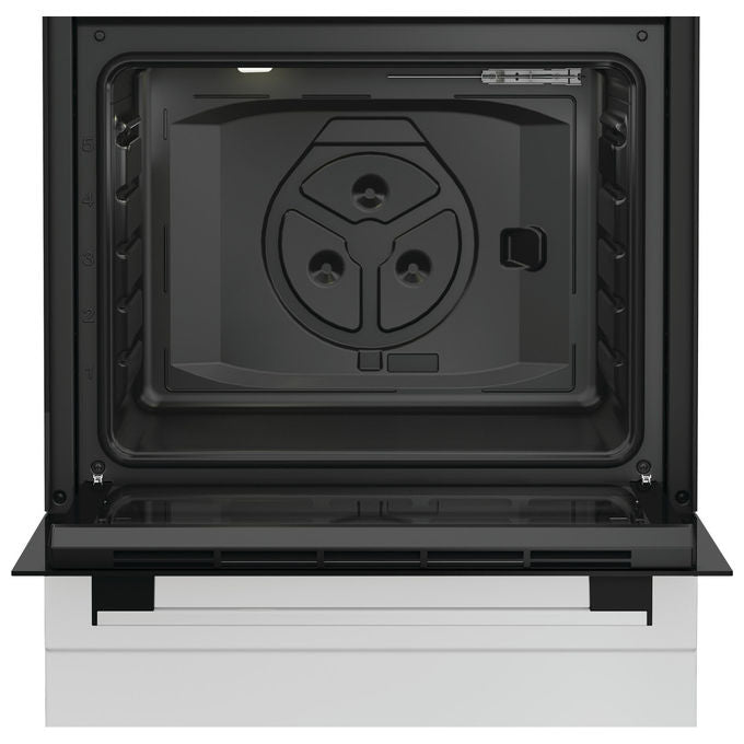 Indesit I6G3PMW Cucina a Gas 4 Fuochi Forno Elettrico 73 L Grill Classe A (60x60 cm) colore Bianco