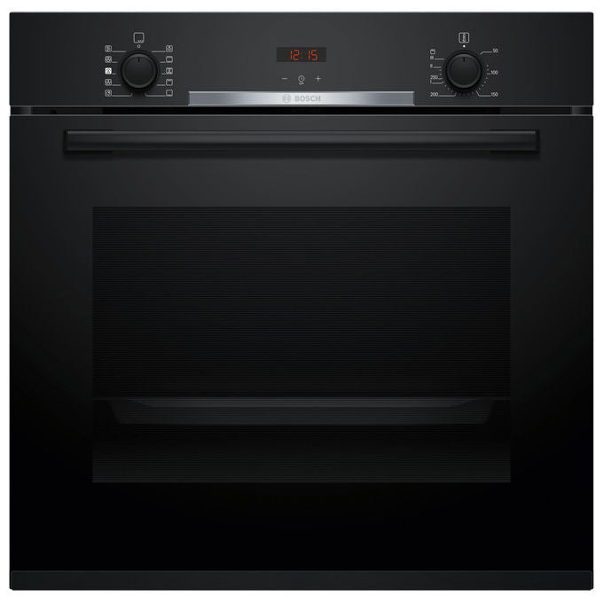 Bosch, Forno ad Incasso con Vapore Serie 4, 60x60 cm, Nero, HQA334EB4