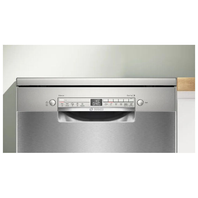 Bosch SMS2HTI06E Serie 2 Lavastoviglie Libera Installazione 13 coperti Classe C 46 dB Wi-Fi Home Connect (85x60x60 cm) colore Inox