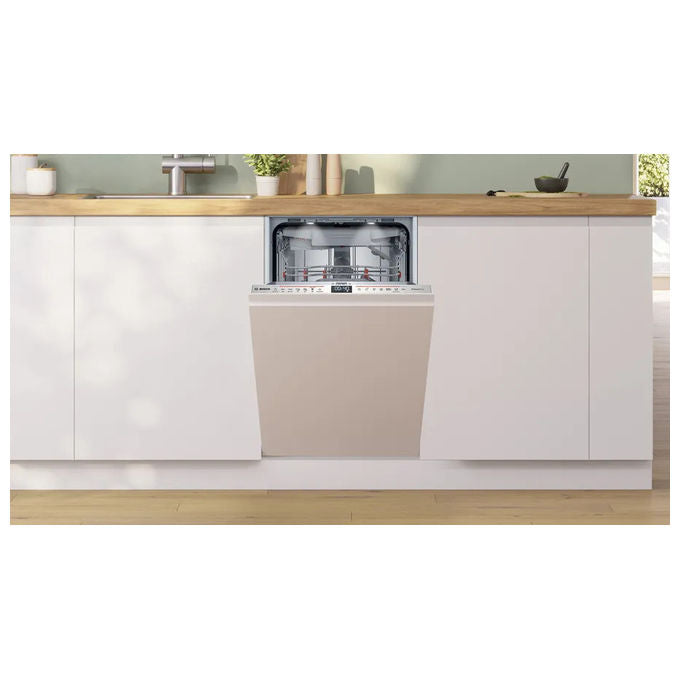 Bosch SPV6EMX09E Serie 6 Lavastoviglie da incasso 10 coperti Classe B 44 dB Home Connect (81.5x44.8x55 cm) colore Acciaio inox