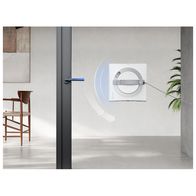 Ecovacs, Winbot W2 Pro Omni, Robot Lavavetri con Stazione Multifunzione