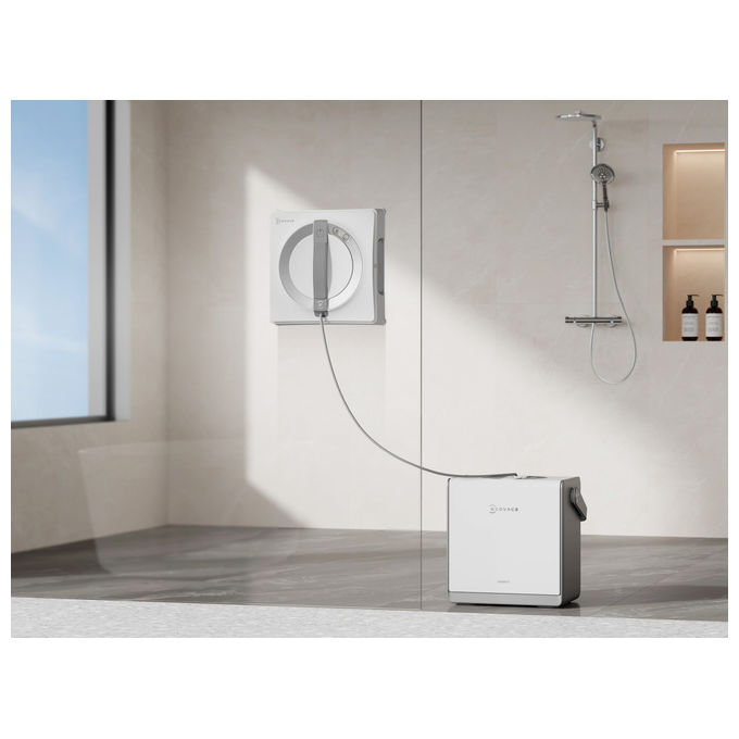 Ecovacs, Winbot W2 Pro Omni, Robot Lavavetri con Stazione Multifunzione