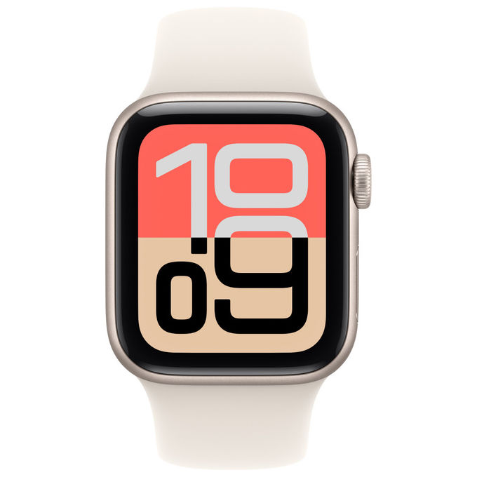 Apple Watch SE 3 GPS Cellular 40mm, Alluminio Galassia, Cinturino Sport Galassia S-M