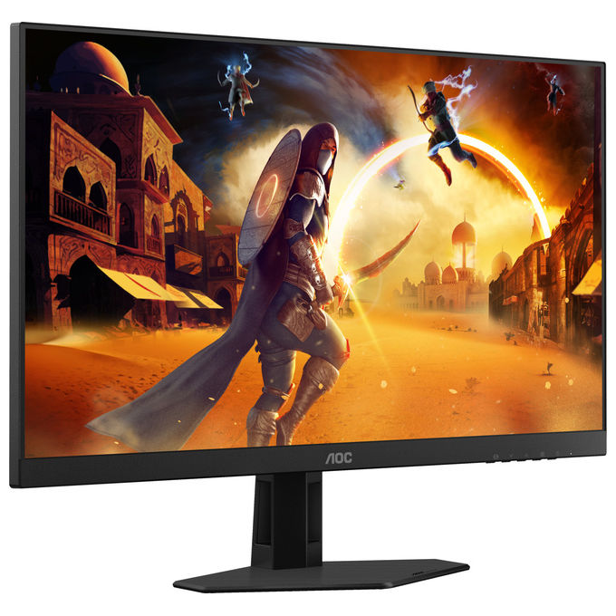 AOC 27G4HRE G4 Monitor Gaming 27'' Full HD Fast IPS 200 Hz 1 ms HDR10 G-Sync Altoparlanti colore Nero Rosso