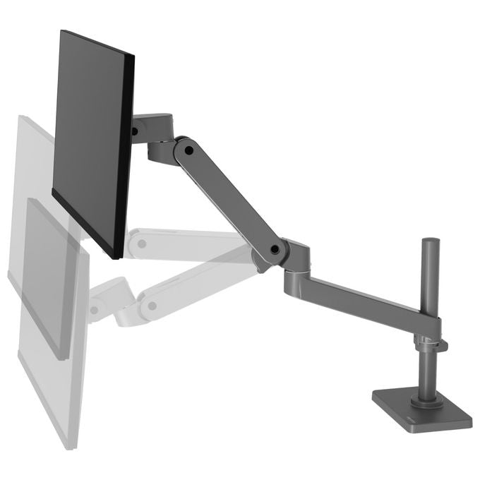 Ergotron LX Pro Series, Supporto a Parete per TV Fino a 34 Pollici, Grigio Scuro