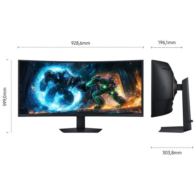 Samsung Monitor Gaming Curvo Odyssey G7 G75F 40'' WUHD 1 ms FreeSync Premium Pro