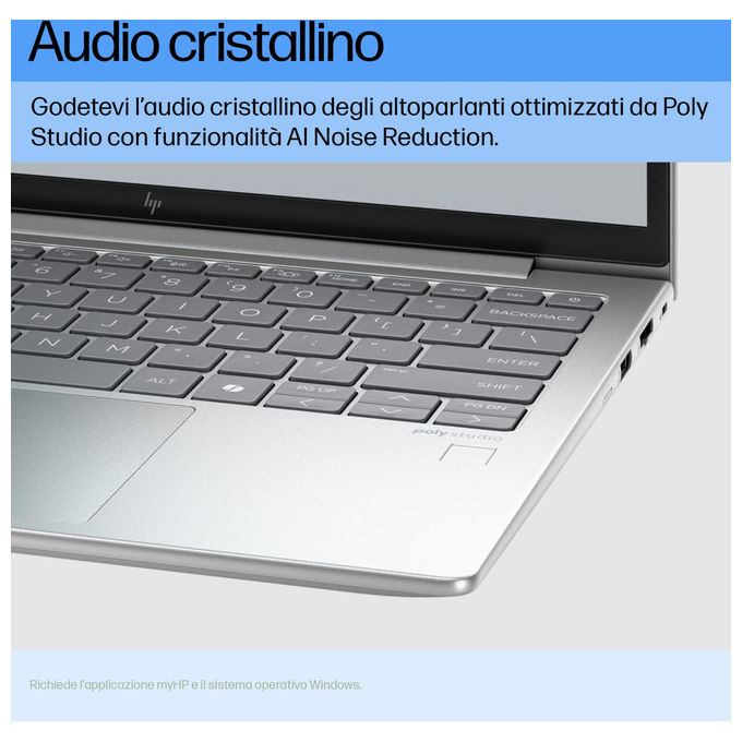 HP EliteBook 660 G11 Intel Core Ultra 7 16GB RAM 512GB SSD WUXGA Argento colore Argento