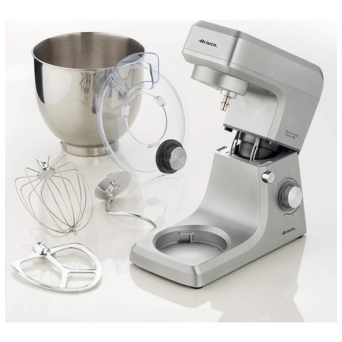 Ariete 1576-00 Gourmet Supreme Impastatrice Planetaria 10 L 2000 W 6 Velocita' Acciaio Inox colore Argento