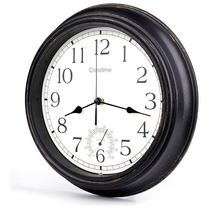 Lowell, Orologio da Parete Impermeabile, Piscina, 34 cm, Silenzioso